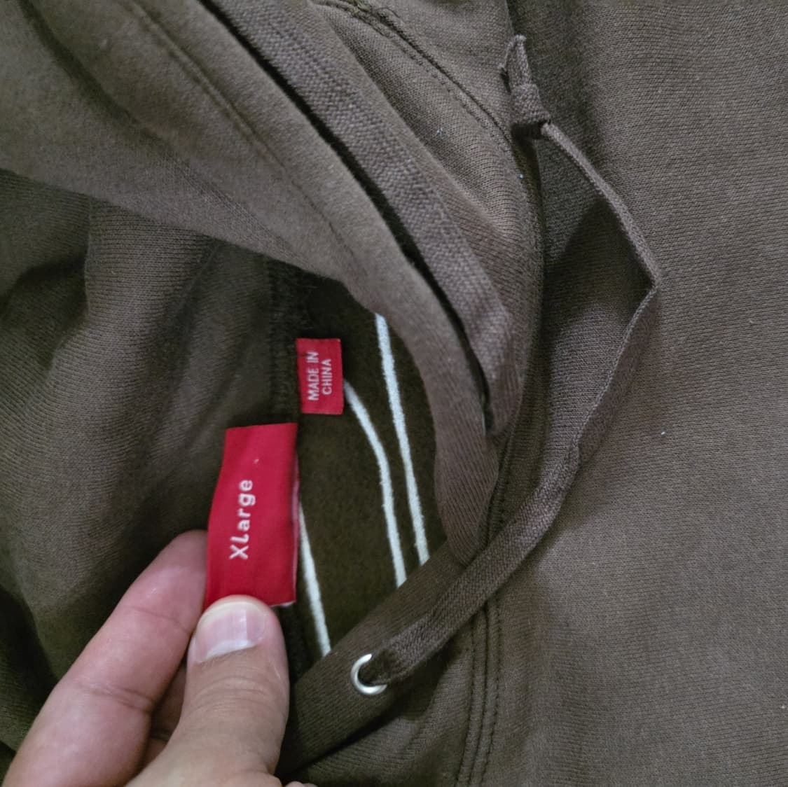 24FW 슈프림 새틴 아플리케 후드티 상품이미지3