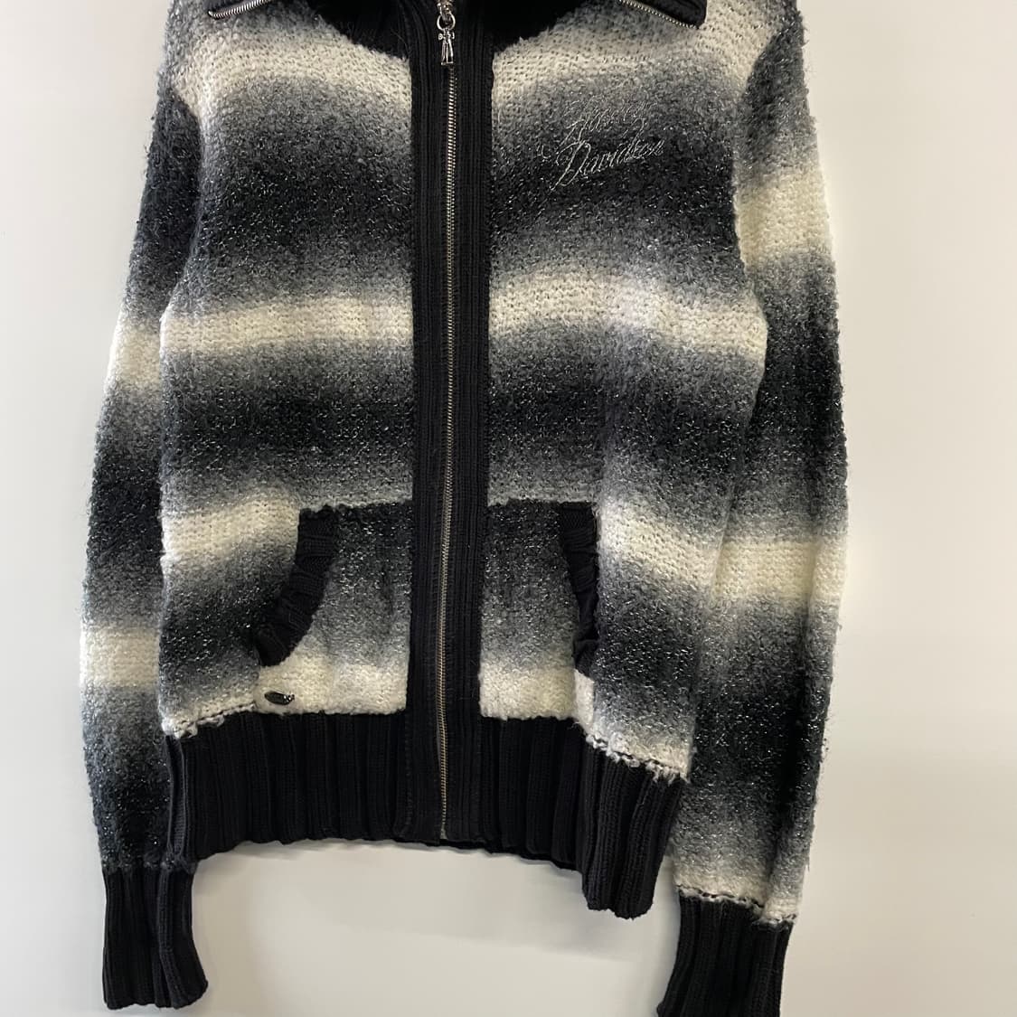 할리데이비슨 Y2k 풀업 니트자켓 상품이미지3