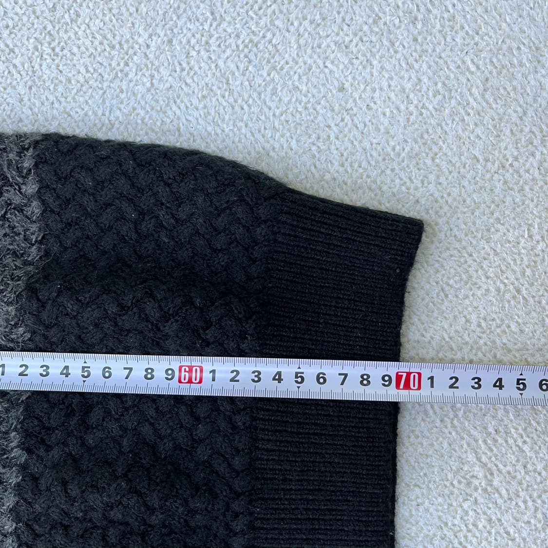 100 에비수 배색 라운드 니트 0402M 상품이미지5