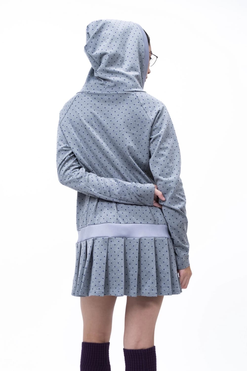 샬롬클럽 MOLA DOT HOODY DRESS 상품이미지5