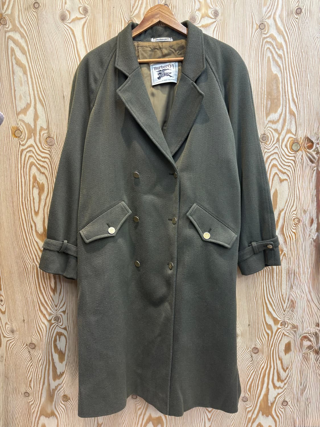 90s 버버리 더블버튼 코트 상품이미지1