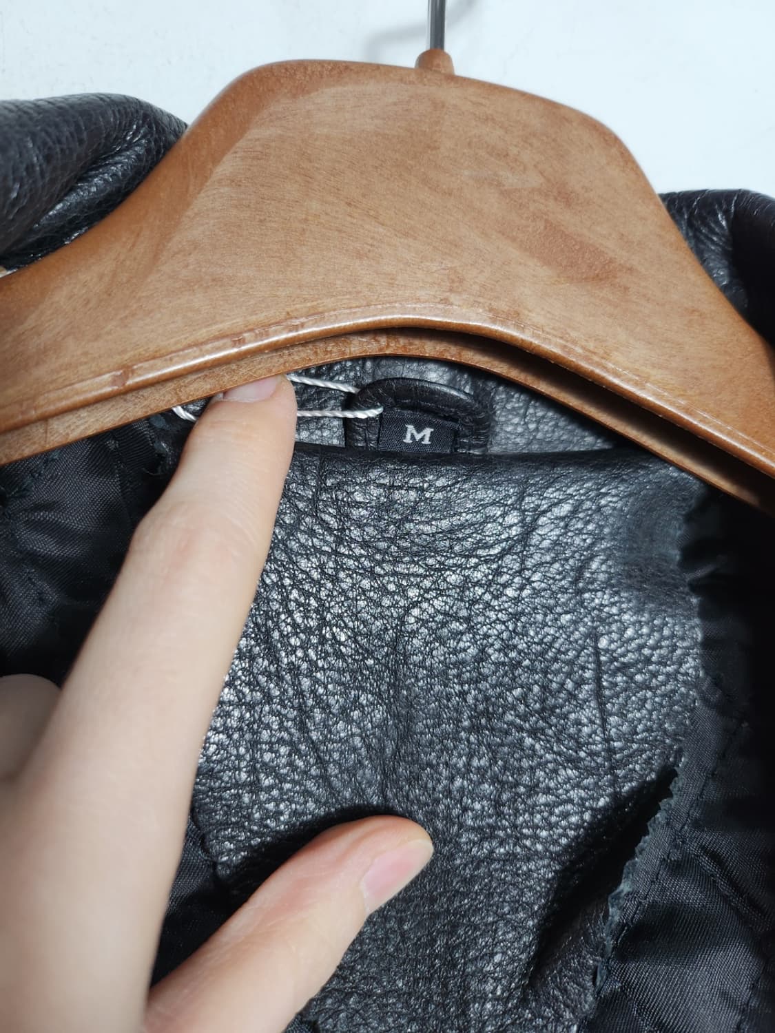 빈티지 블랙 가죽 자켓 상품이미지3