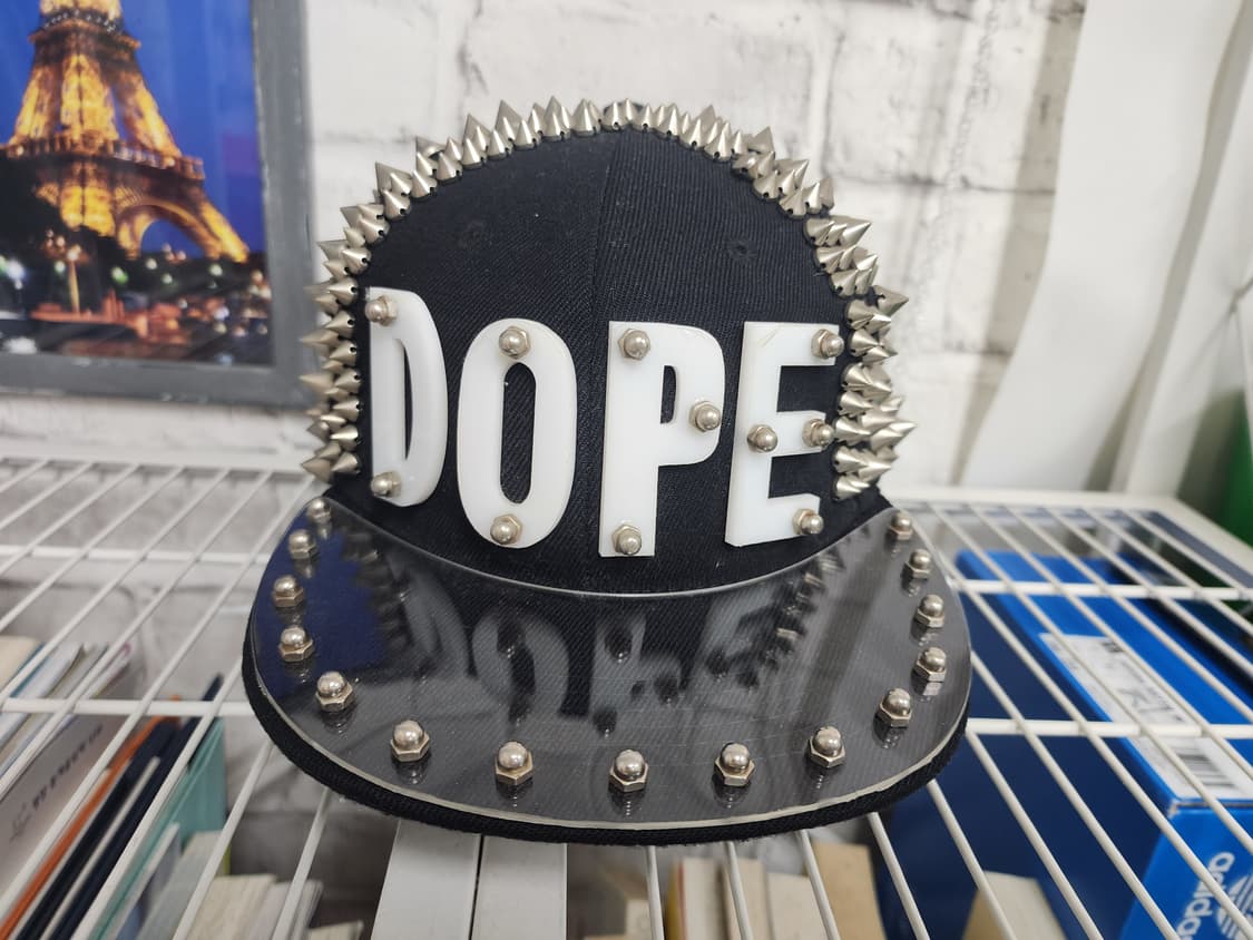 DOPE 스냅백 스파이크 스터드 힙합모자 캡 KG27 상품이미지1