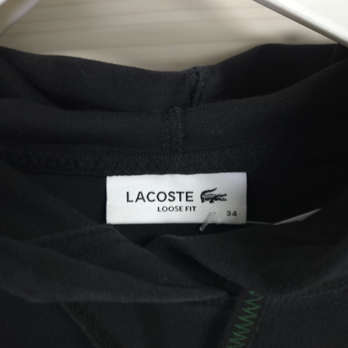 여 55 라코스테 A급 크롭 후드티셔츠  상품이미지3