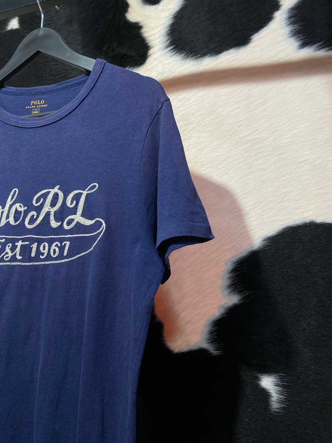 Polo Ralph Lauren 레터링 자수 반팔 티셔츠 상품이미지4