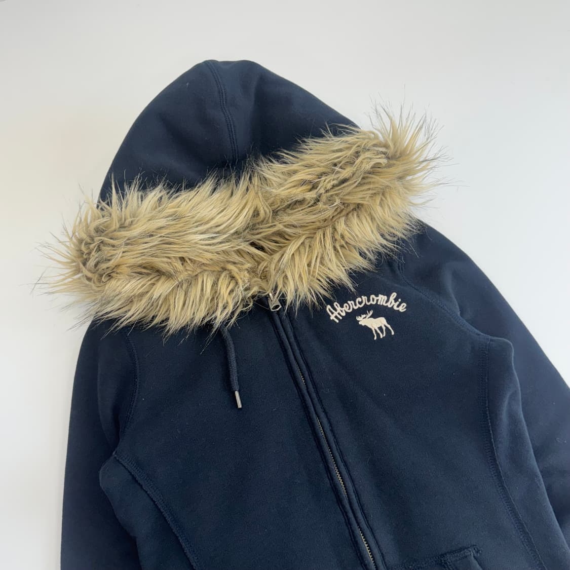 Abercrombie 아베크롬비 울프죠 퍼 안감 후드집업  상품이미지4