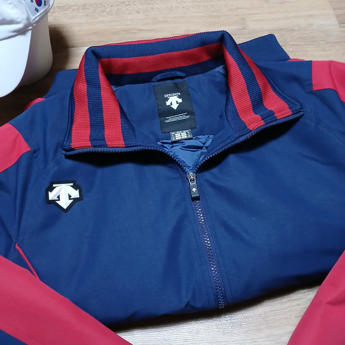 데상트 야구 점퍼 자켓 누빔 패딩 상태좋음 상품이미지7