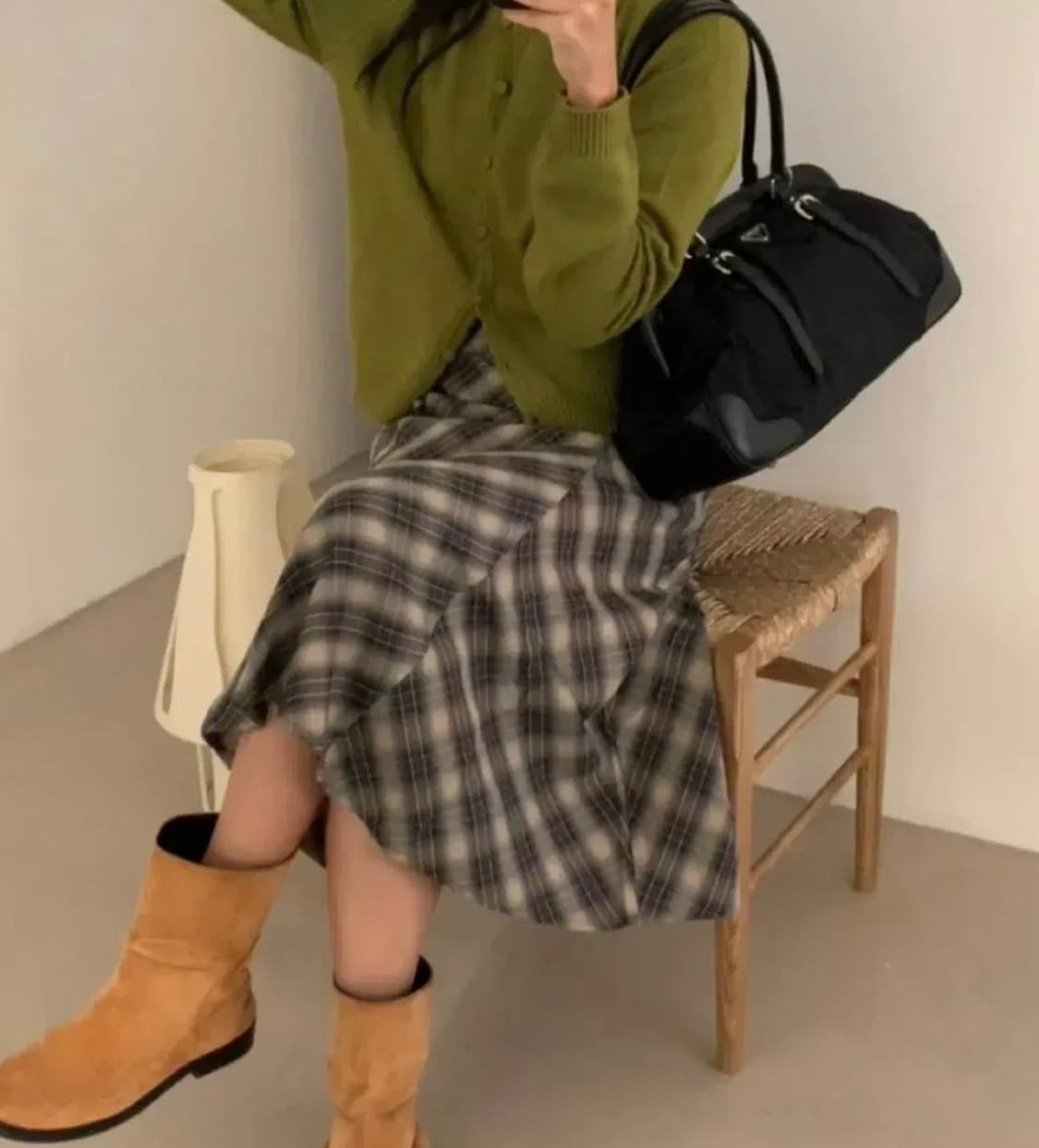 (얼루어빈티지) 프라다 볼링백 상품이미지3