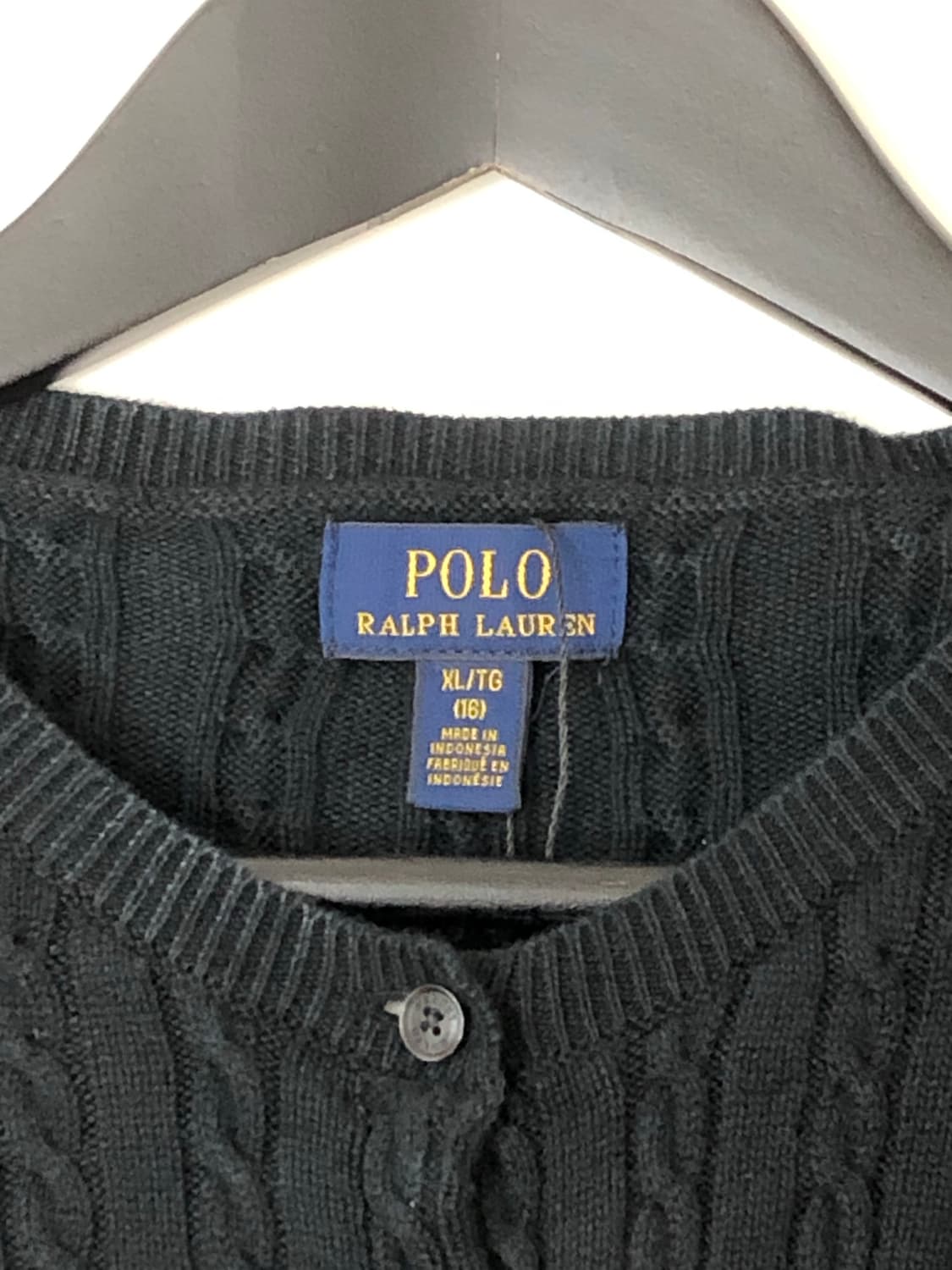 Polo 폴로 랄프로렌 블랙 가디건   상품이미지5