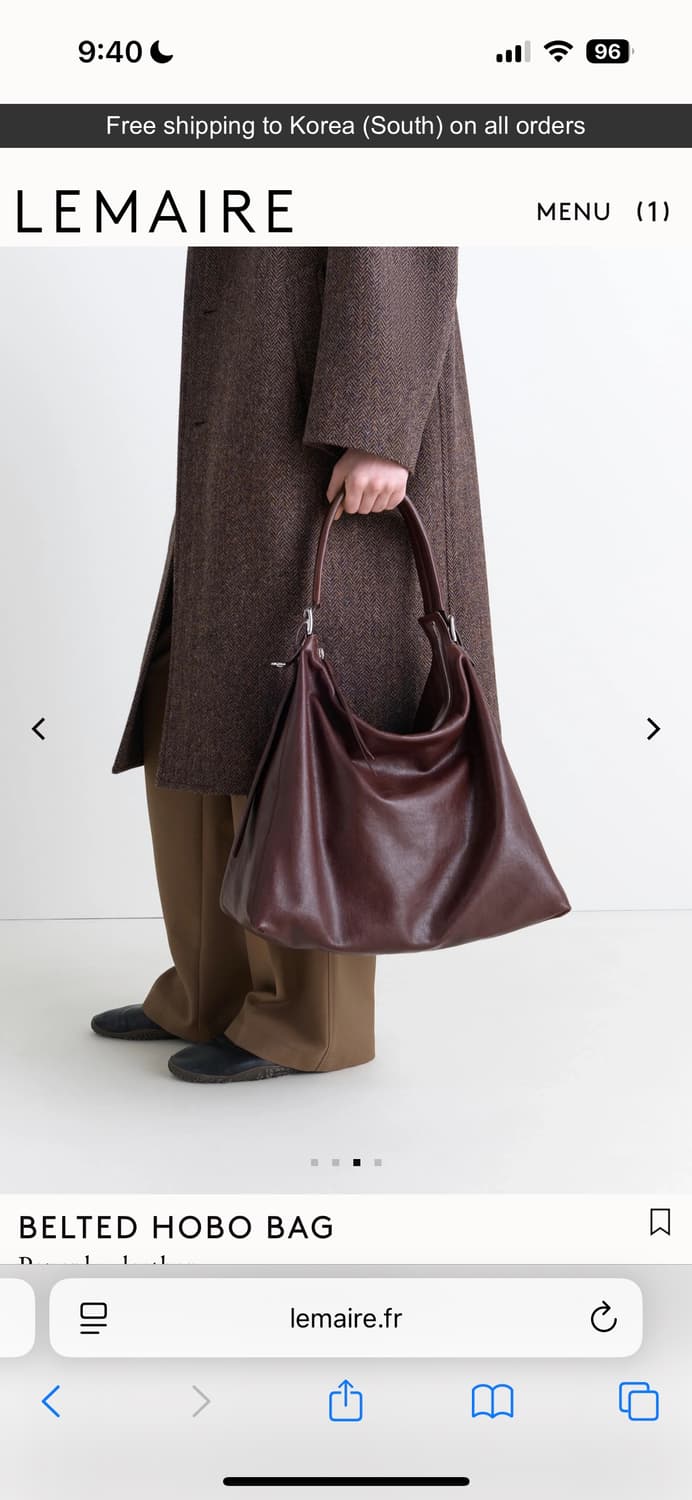 르메르 벨티드 호보백 상품이미지1