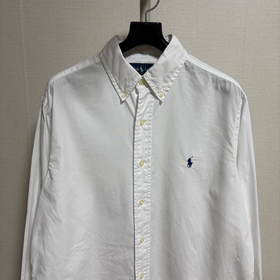 폴로 랄프로렌 클래식핏 코튼 셔츠 / 화이트, M 상품이미지2