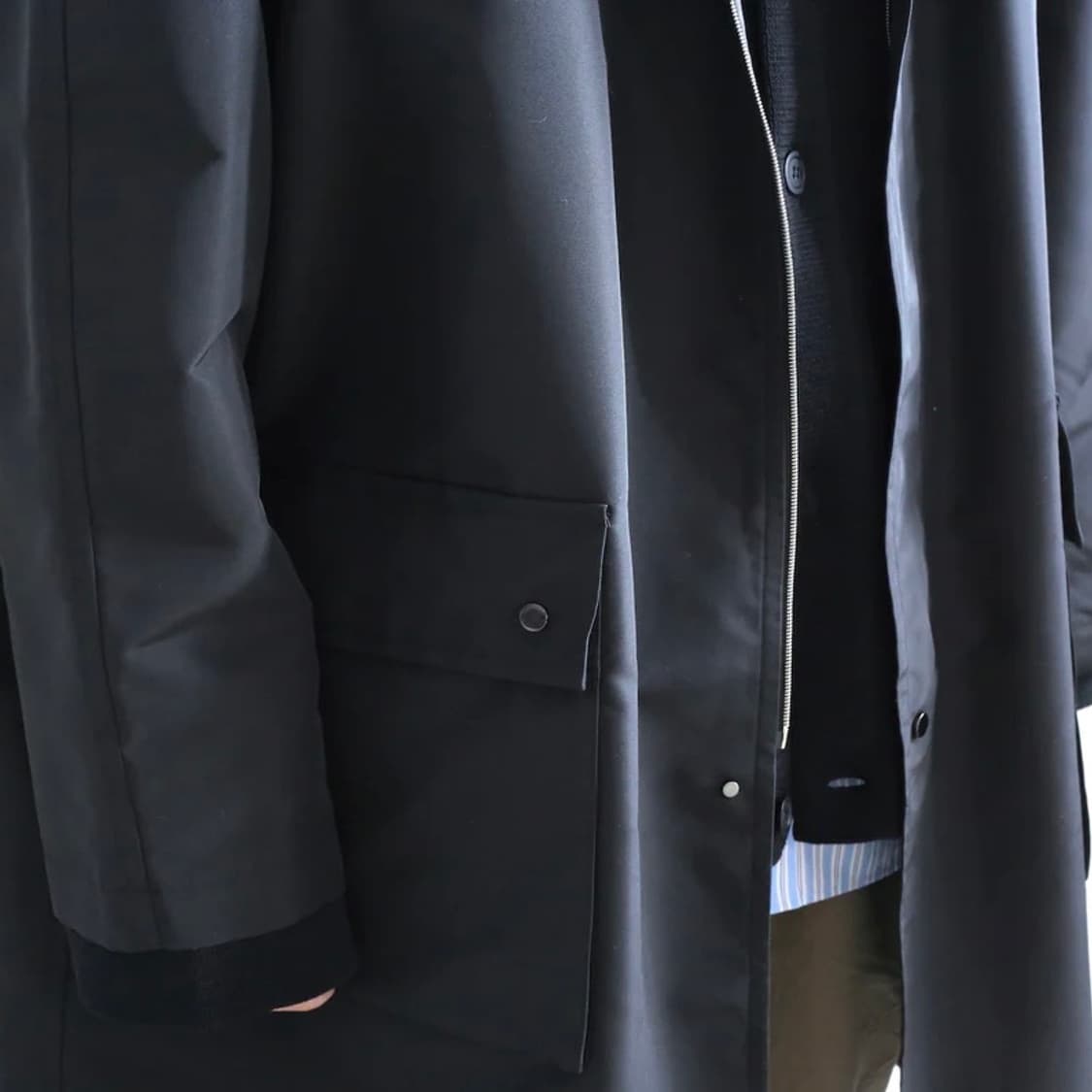 오라리 그로그랭 수티앵 코트 블랙 상품이미지10