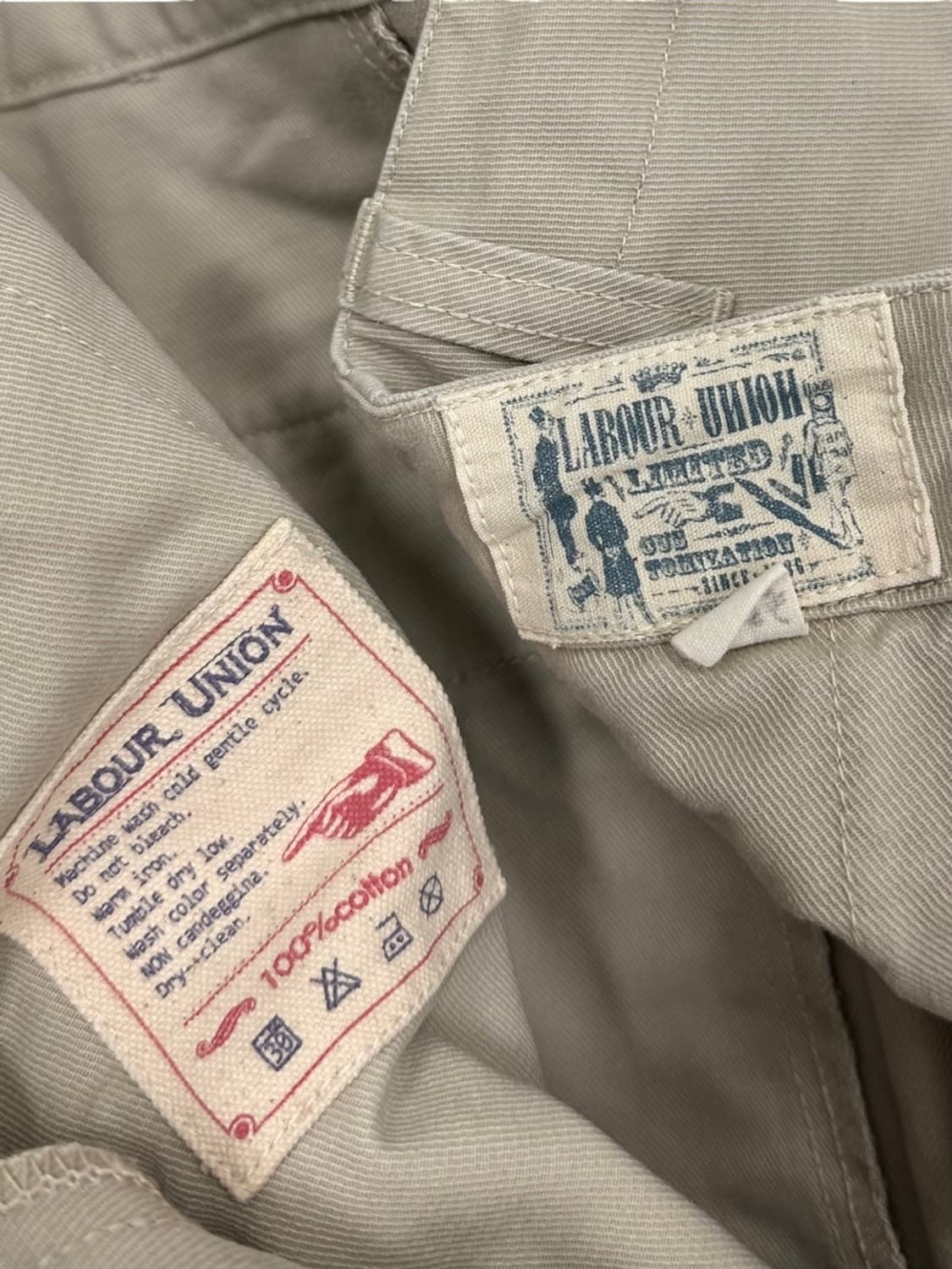 레이버유니온 워크팬츠 베이지 (34)  상품이미지7