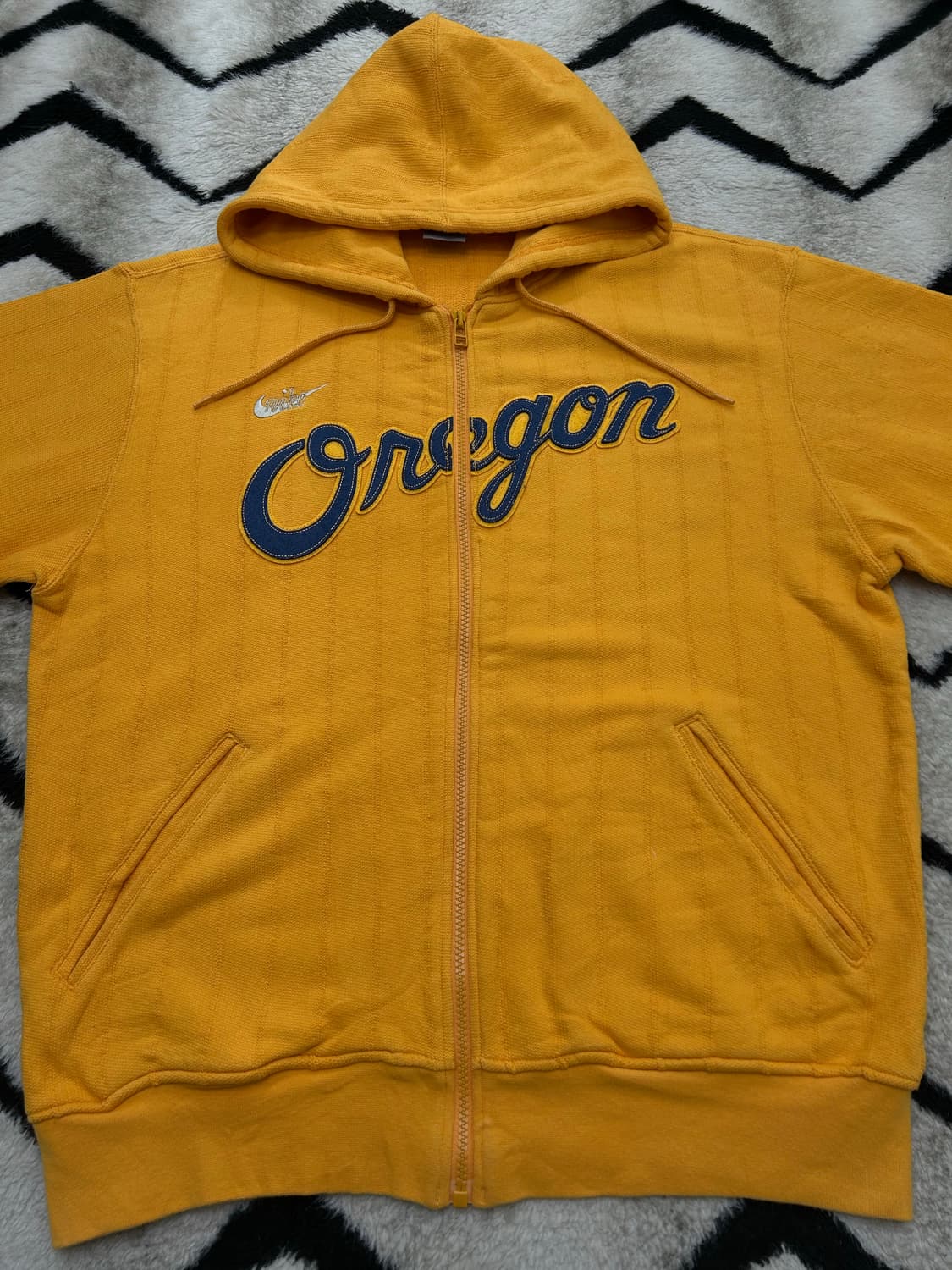 [L]나이키90s Oregon 오버핏 후드집업/엘로우머스타드 상품이미지3