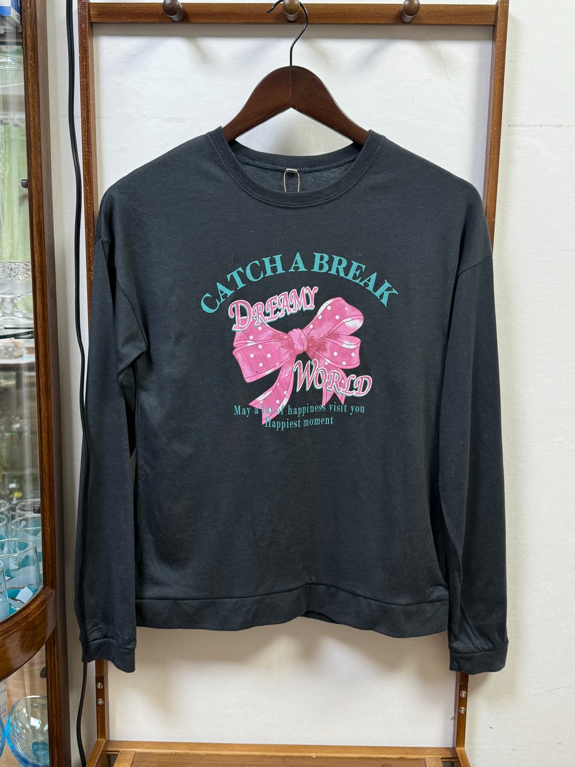 챠콜 리본 슬리브 상품이미지1