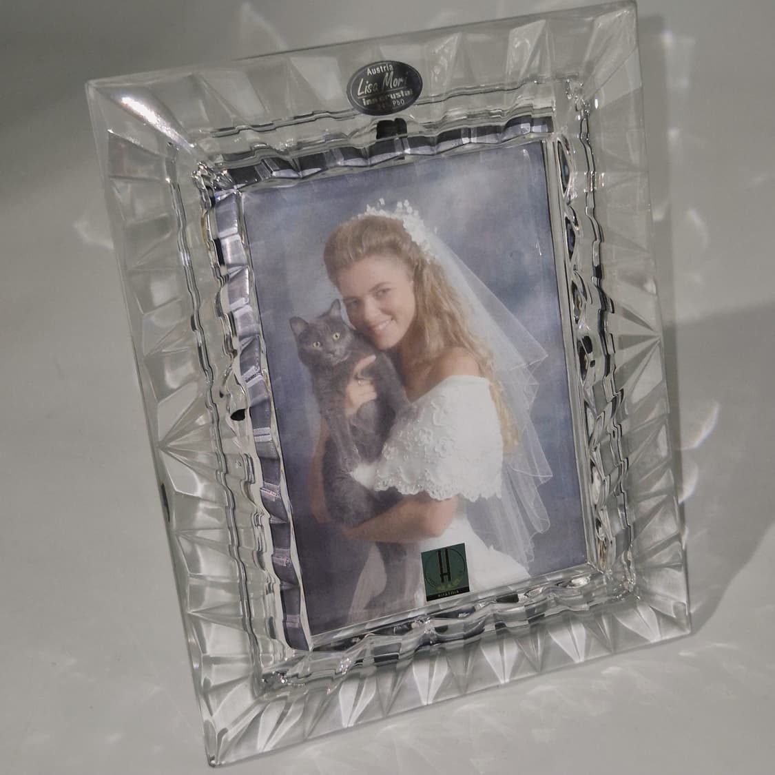 90s 호야 오스트리아 리드 크리스탈 물결 액자 상품이미지7