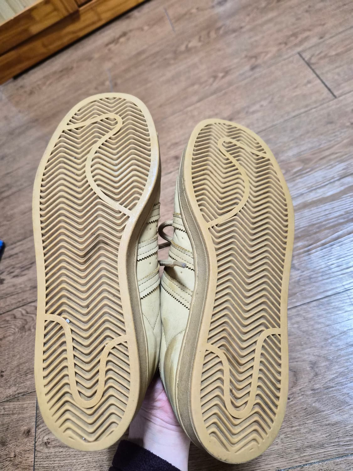 아디다스 슈퍼스타 골든 베이지 상품이미지4