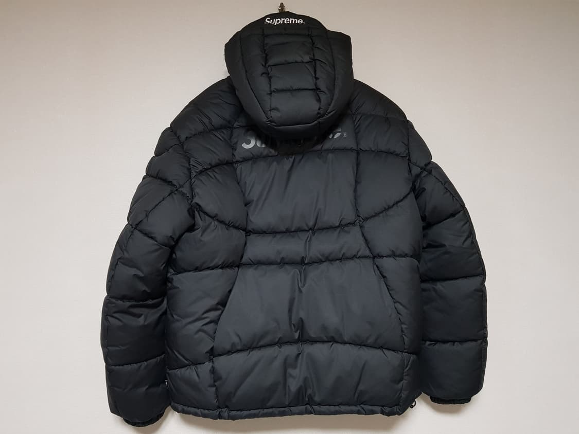슈프림 와프 후드 퍼피 패딩 자켓 블랙 21FW 상품이미지3
