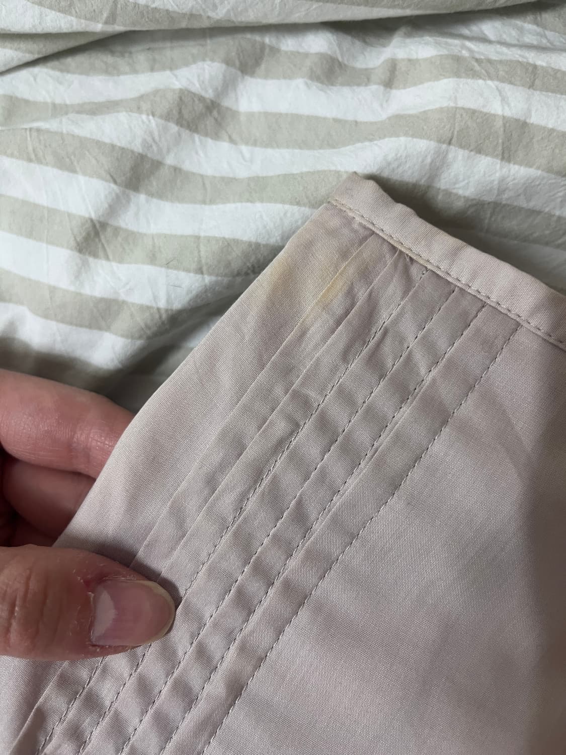 Dust pink pleats midi skirt 상품이미지3