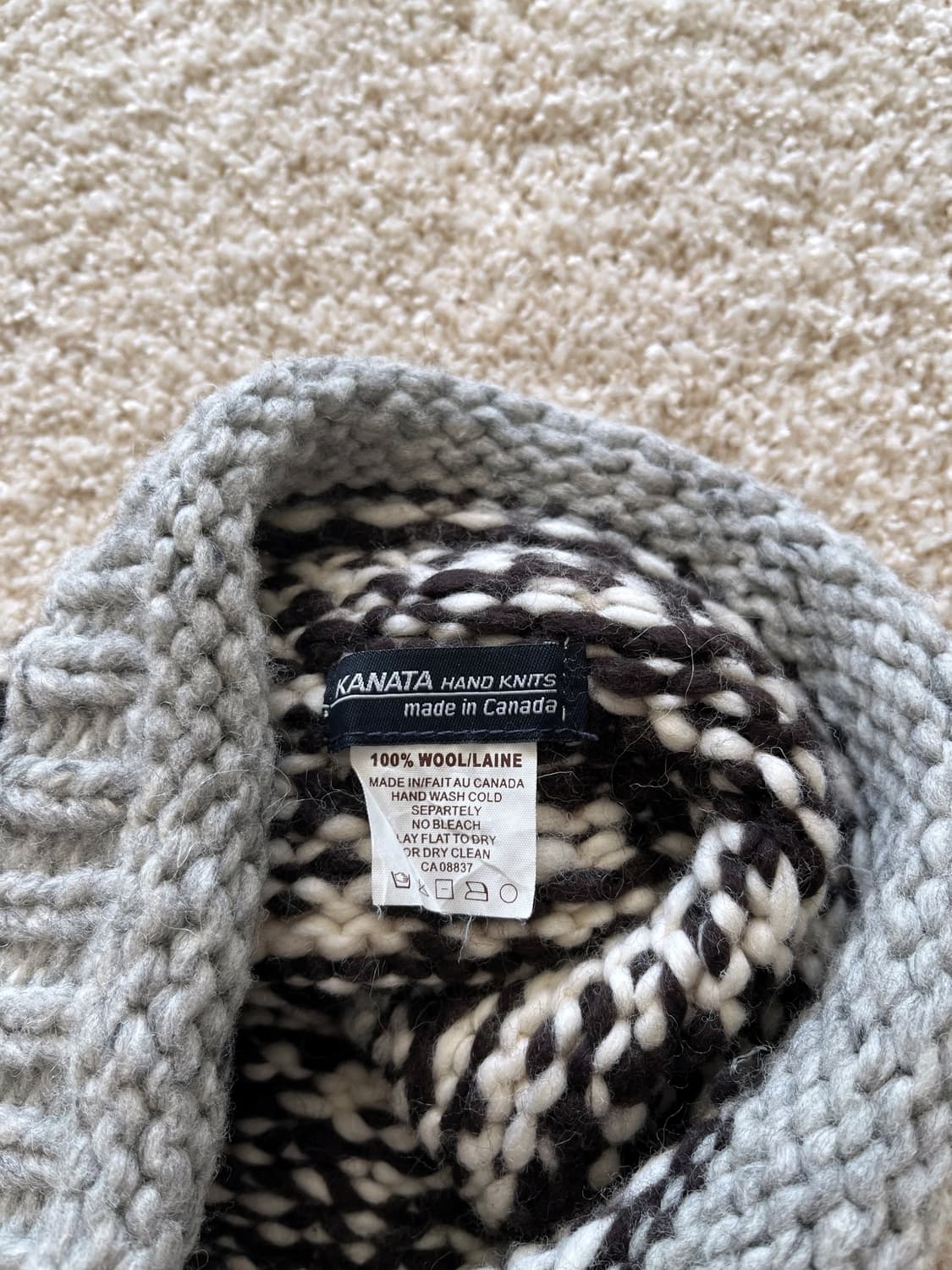카나타 핸드 니트 울 비니 상품이미지5