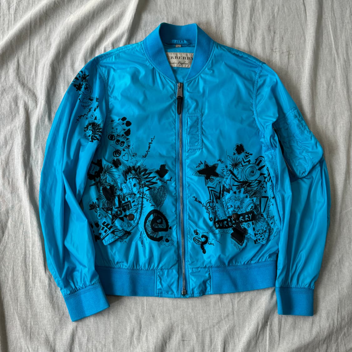 버버리 홀겹 그래피티 낙서 블루종 54 상품이미지1