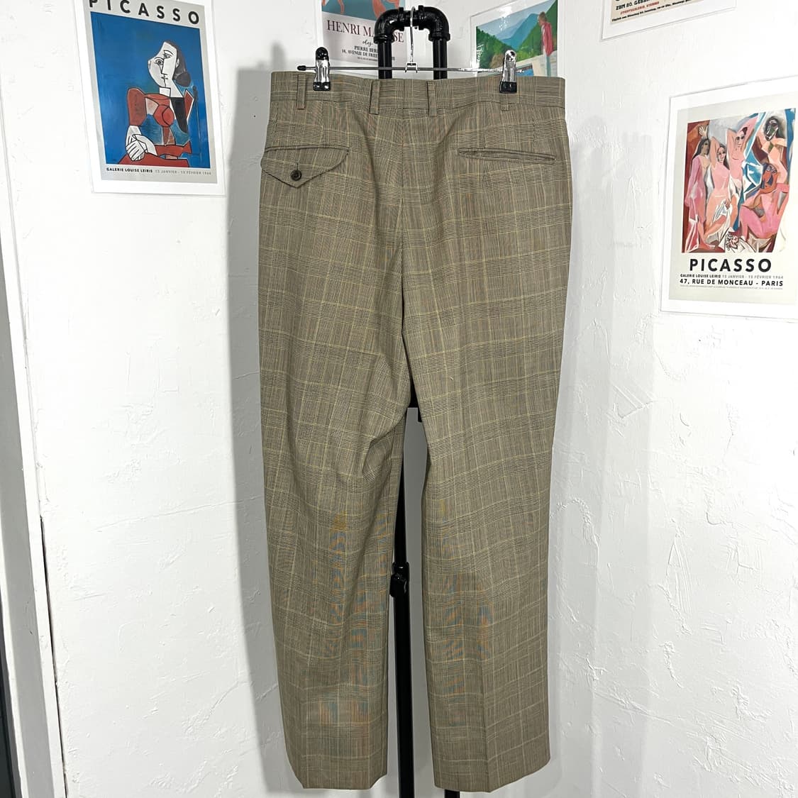 버버리 체크 슬랙스 상품이미지2