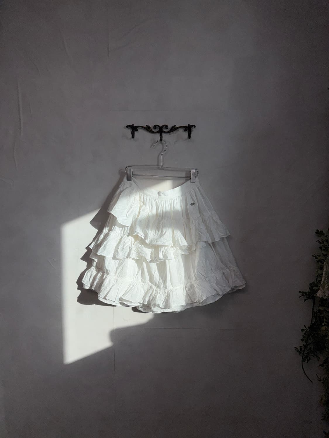 General Idea Unbal Cotton Frill Midi Sk 상품이미지1