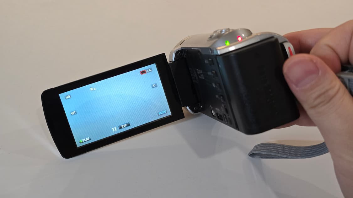 A급 빈티지 디카 카리나 캠코더 JVC EX250-S 본체만/작례 있음 상품이미지2