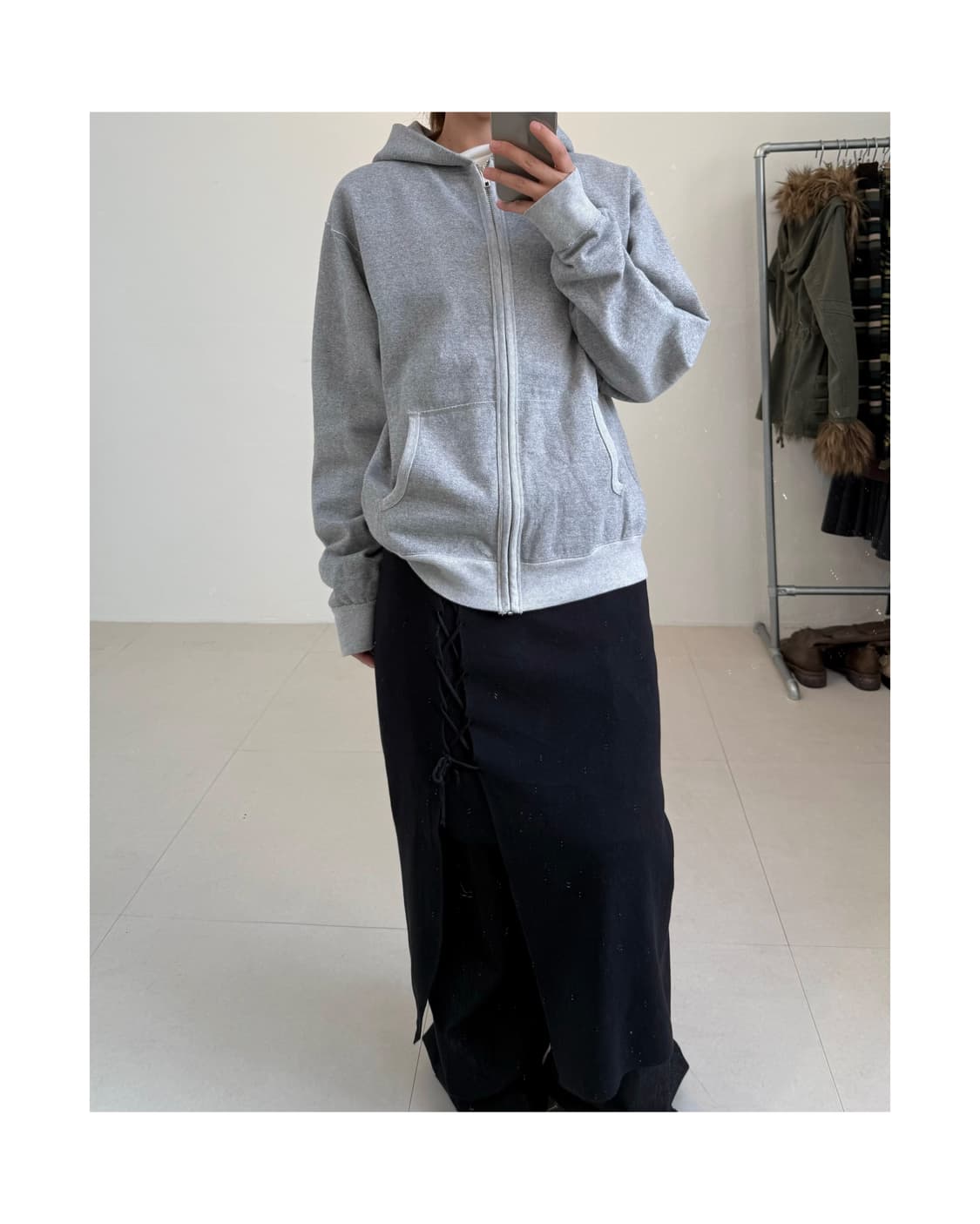 빈티지 후드집업 상품이미지3