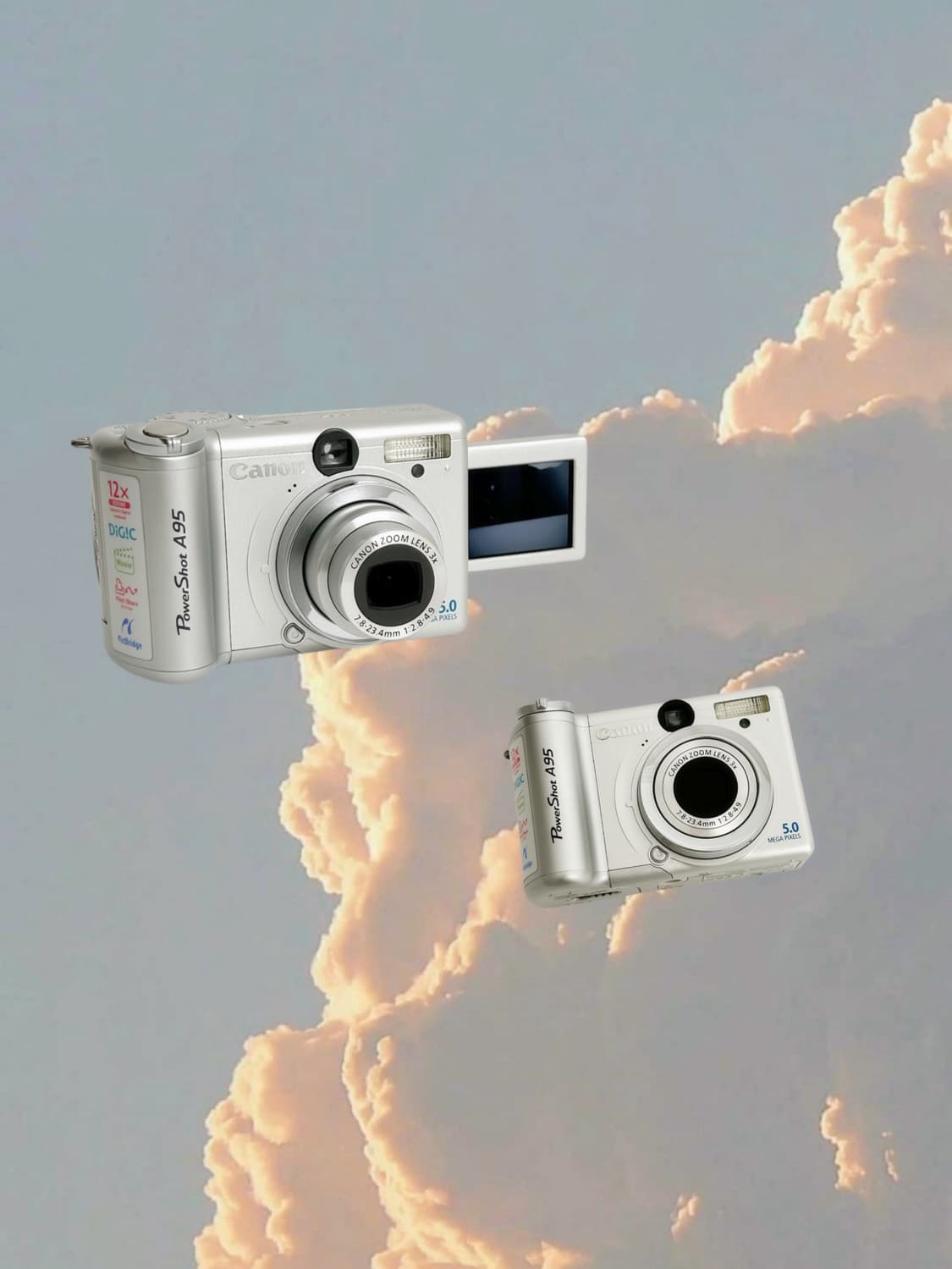 셀카모드!) 캐논 파워샷 a95 Powershot 빈티지 디카 상품이미지1