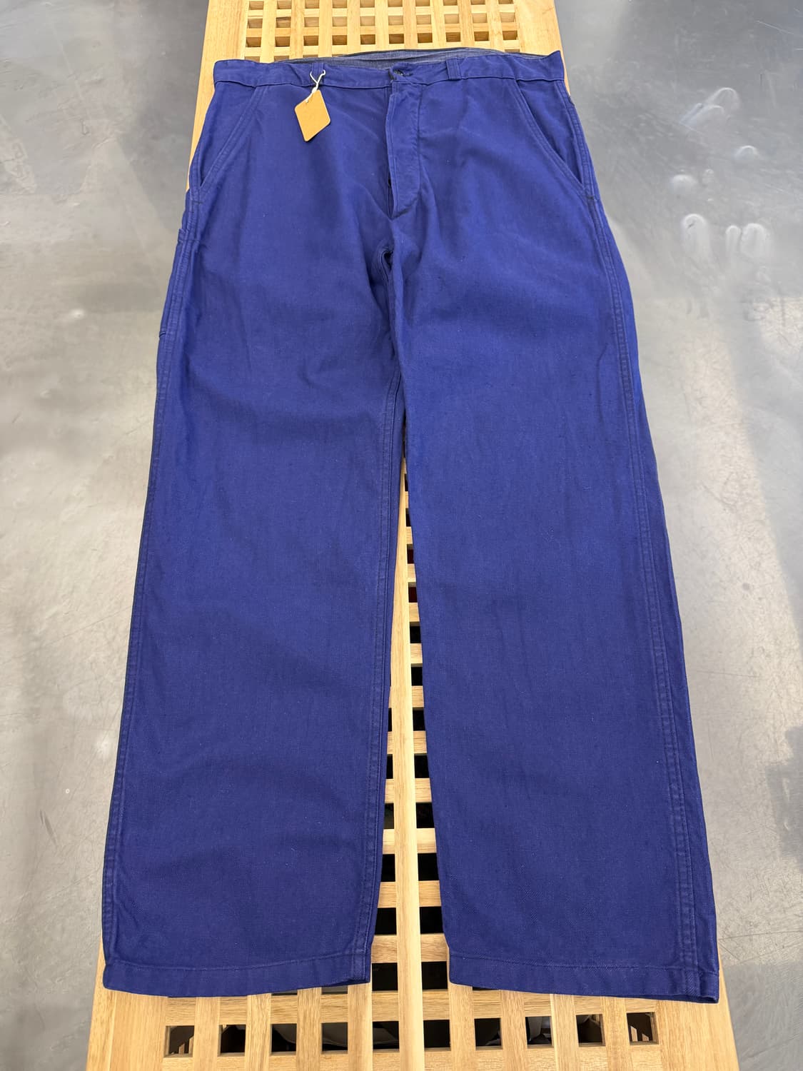 OLD MODEL PURPLE NAVY VINTAGE 프렌치워크팬츠 상품이미지1