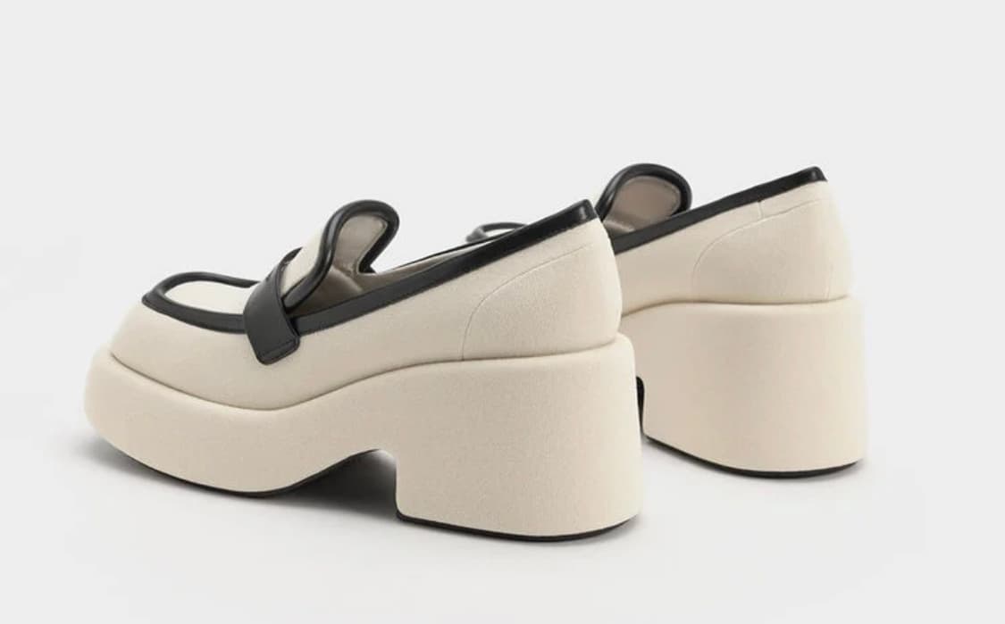 (240mm) 찰스앤키스 레니 캔버스 플랫폼 로퍼 상품이미지7