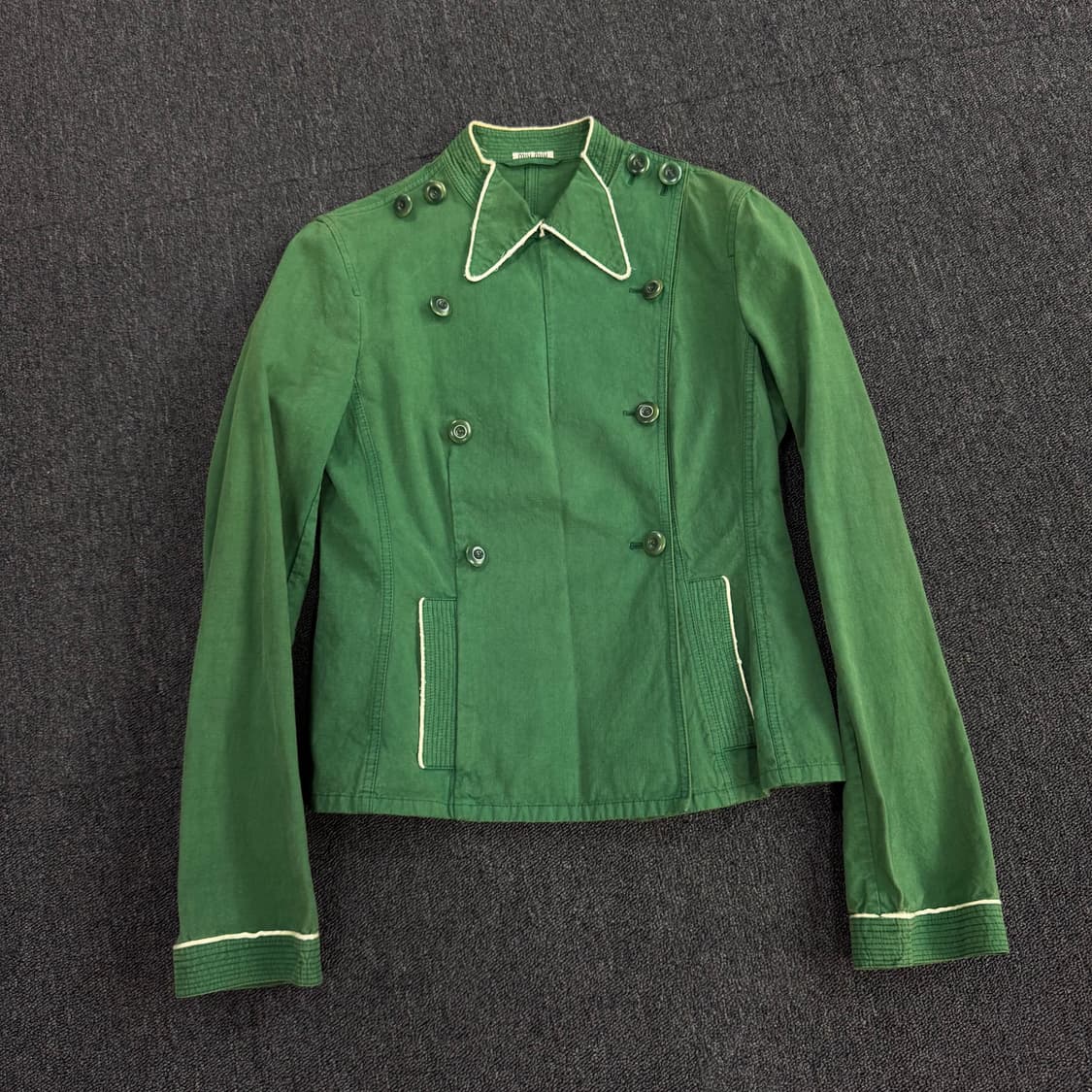 MIU MIU 미우미우 더블 브레스티드 숏 자켓 상품이미지7