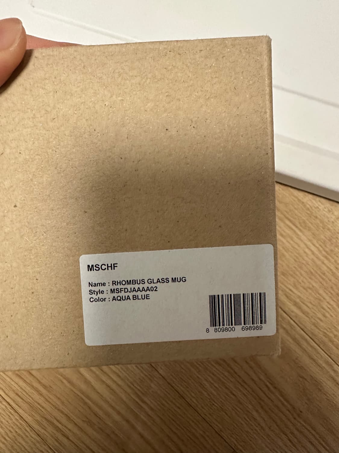 미스치프 글래스 머그 아쿠아 블루 새상품 상품이미지8