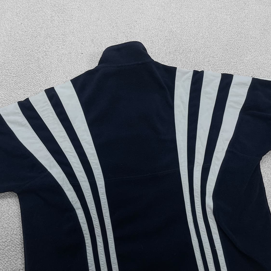 아디다스 발란타 트랙 반집업 후리스 자켓 네이비 상품이미지3