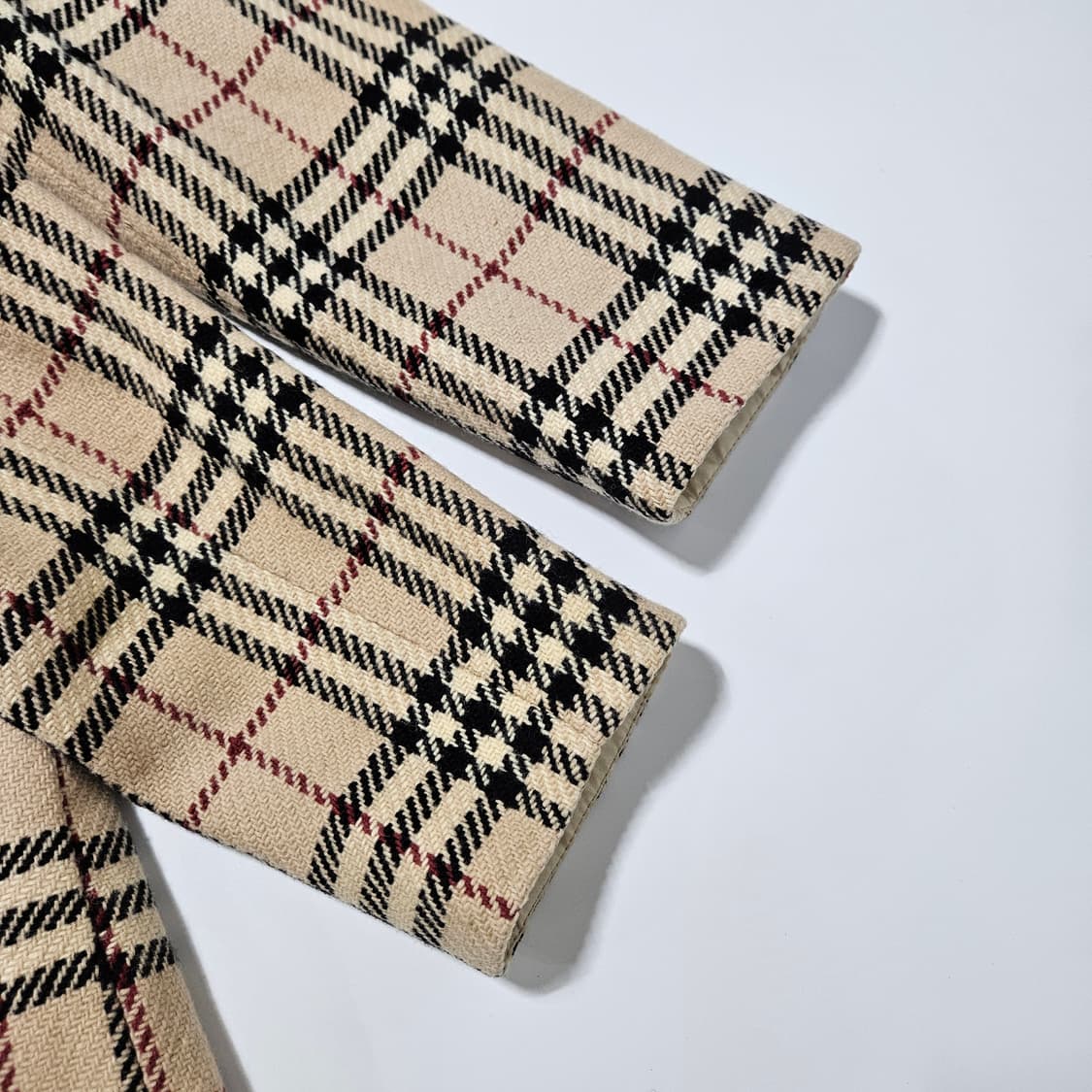 버버리 노바체크 울 코트[S] 상품이미지3