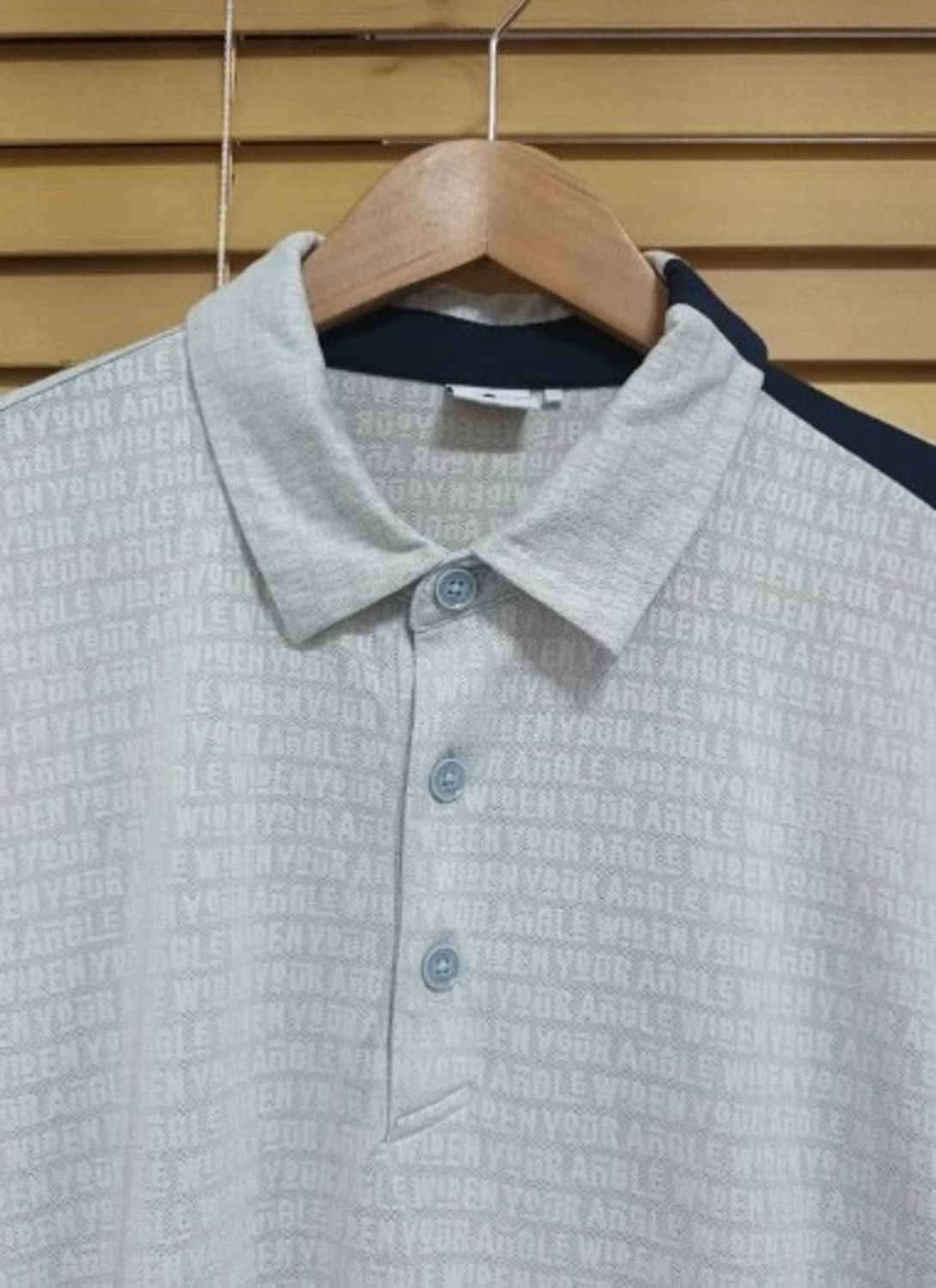 와이드앵글 남성 반팔카라티셔츠 110사이즈 상품이미지1