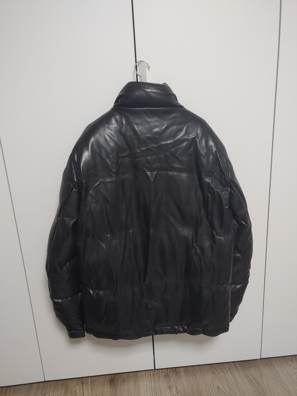 자라 남성 인조 레더 패딩 자켓 -  M사이즈 상품이미지4