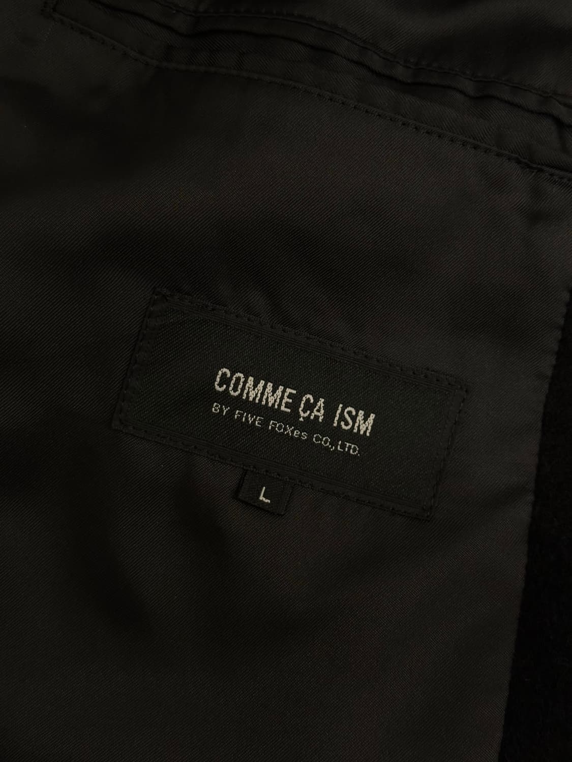 L) COMME CA ISM Cashmere Overcoat 상품이미지9