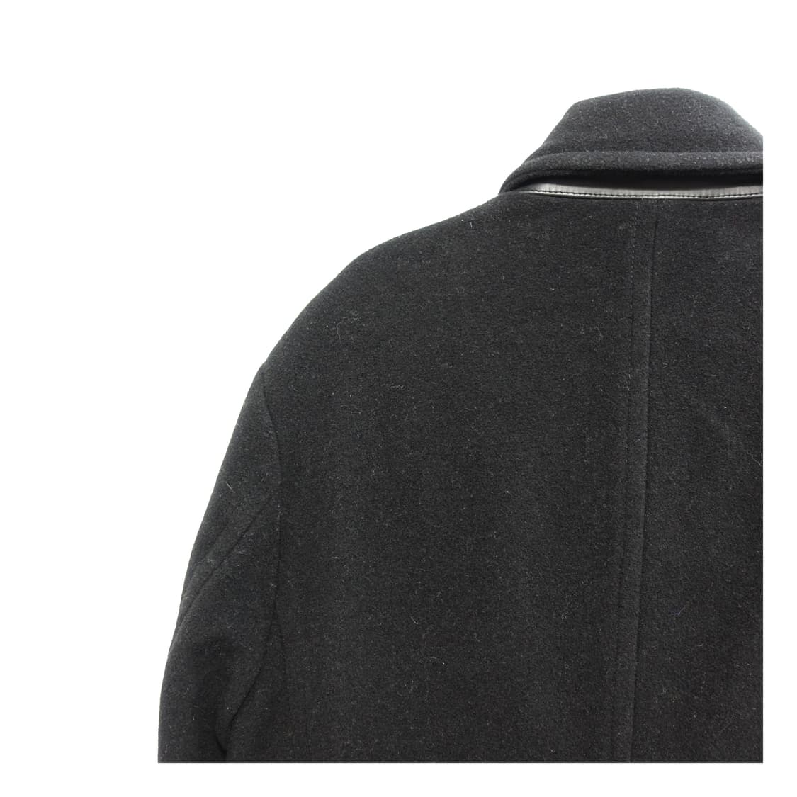 [XL]COMME CA ISM 꼼싸이즘 나폴레옹자켓 타입 레더에리 피코트 상품이미지8