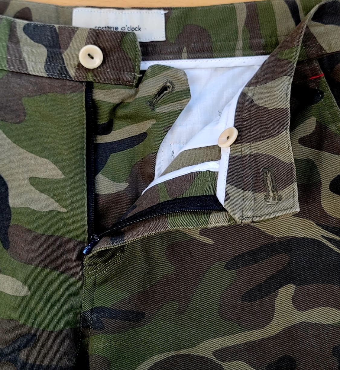 커스텀어클락(costume o'clock) 카모 밀리터리 반바지 판매 상품이미지3