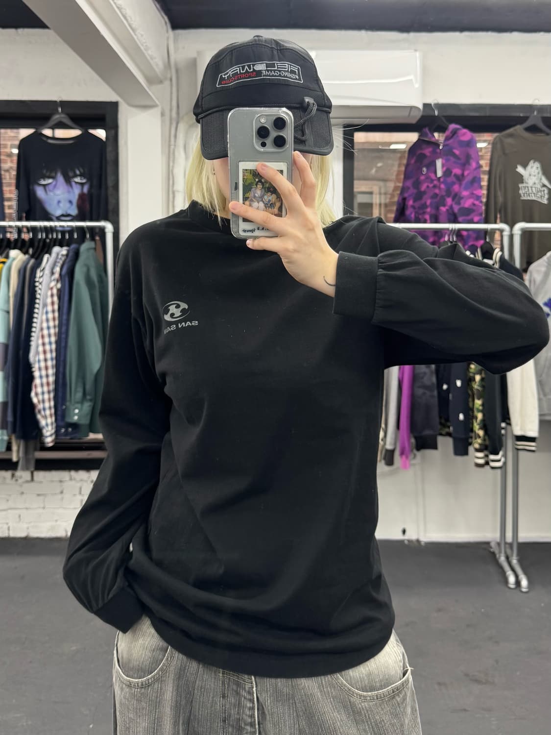 산산기어 사이드 로고 롱슬리브 상품이미지2