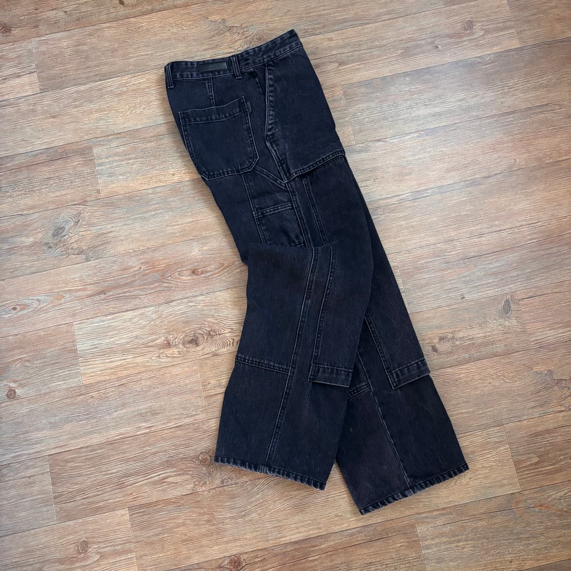 준지 카펜터 흑청 콘데님 청바지 44 루즈핏 29 상품이미지5