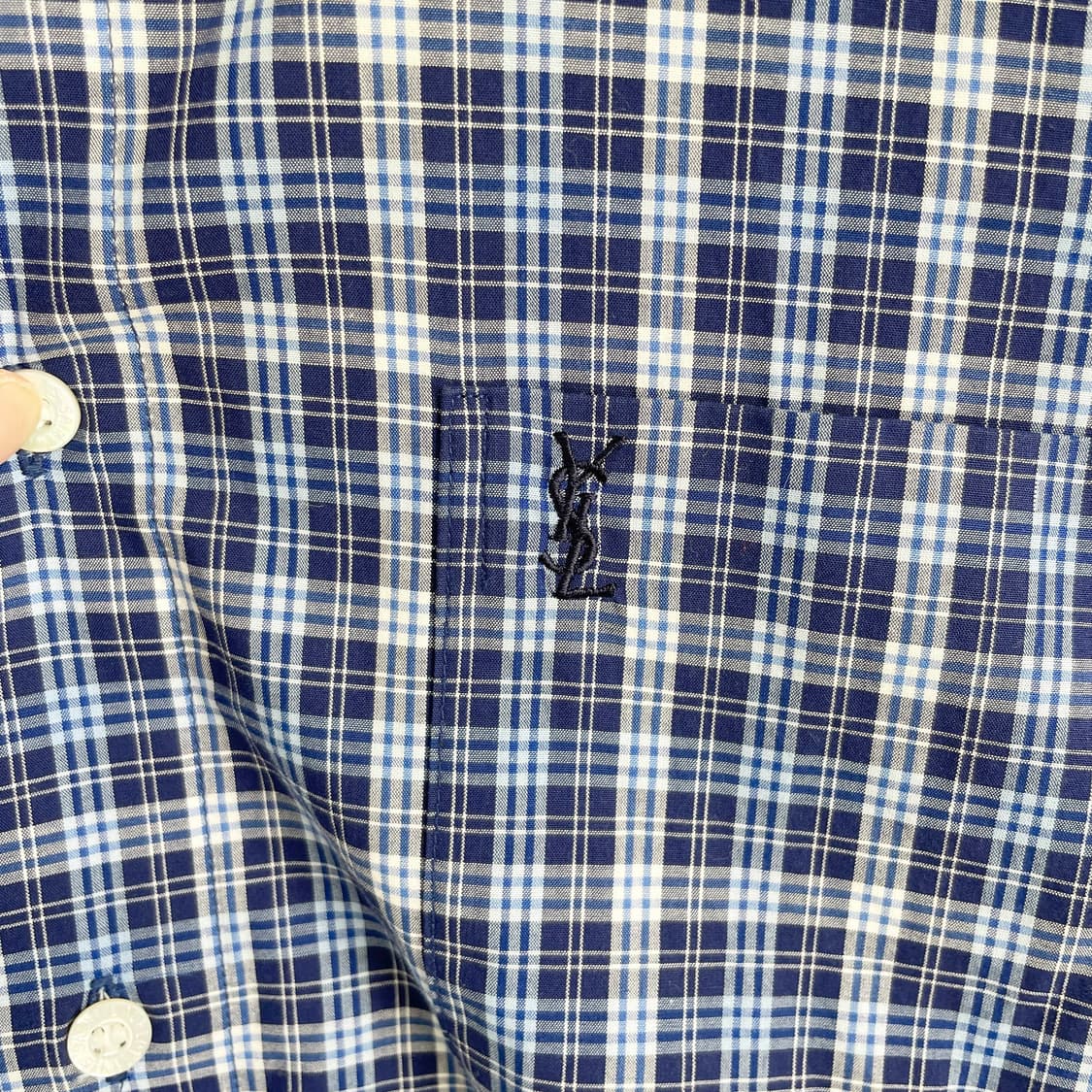 F2 YSL 입생로랑 체크셔츠 100사이즈 상품이미지4