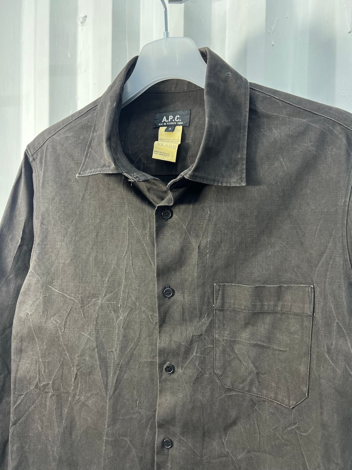 00s A.P.C. Crack shirts 상품이미지1
