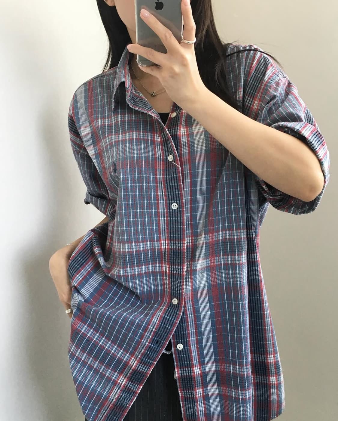 Polo 폴로 랄프로렌 시어서커 반팔 셔츠 상품이미지1