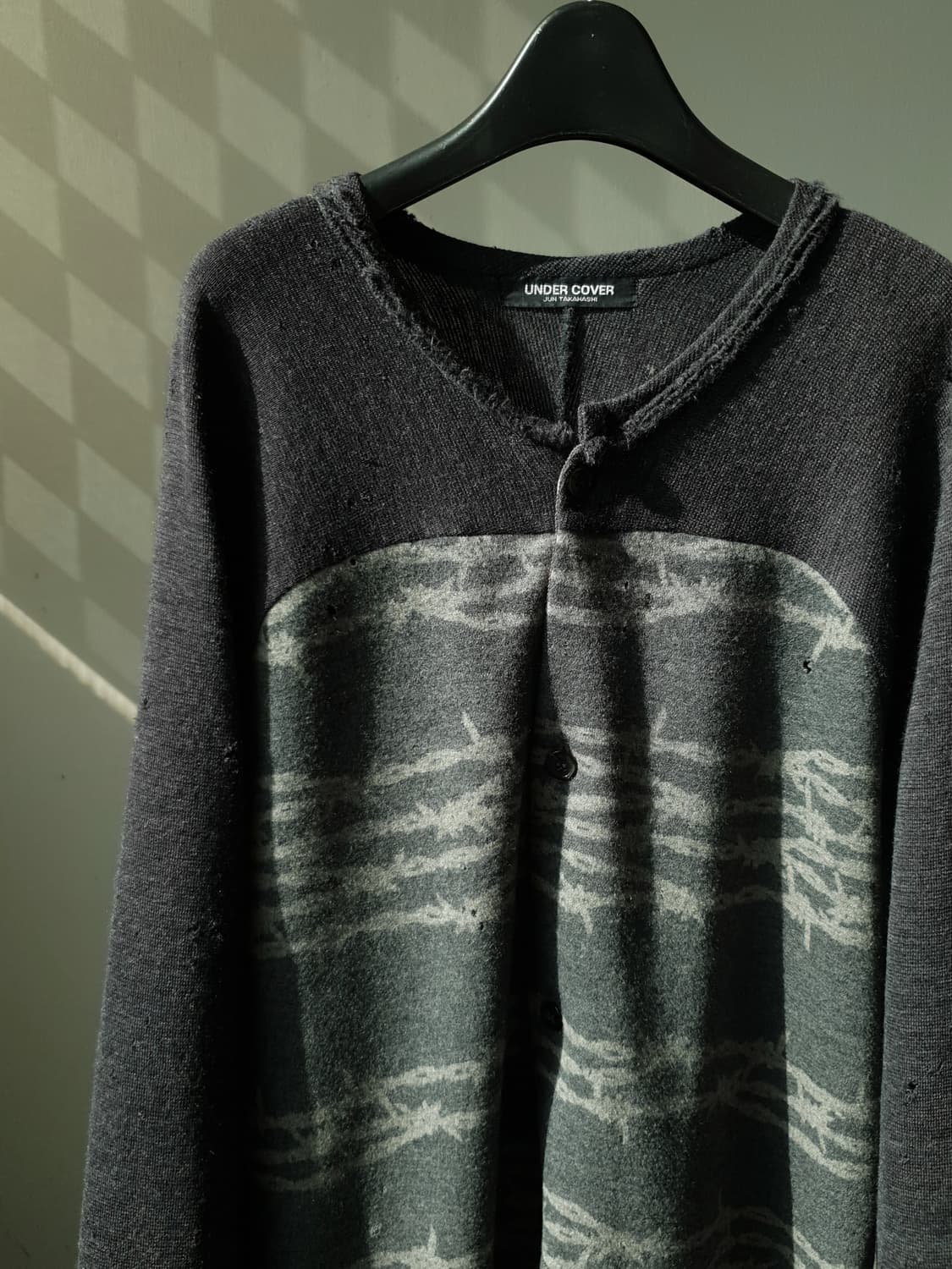 96-97 Undercover wire print cardigan 상품이미지6