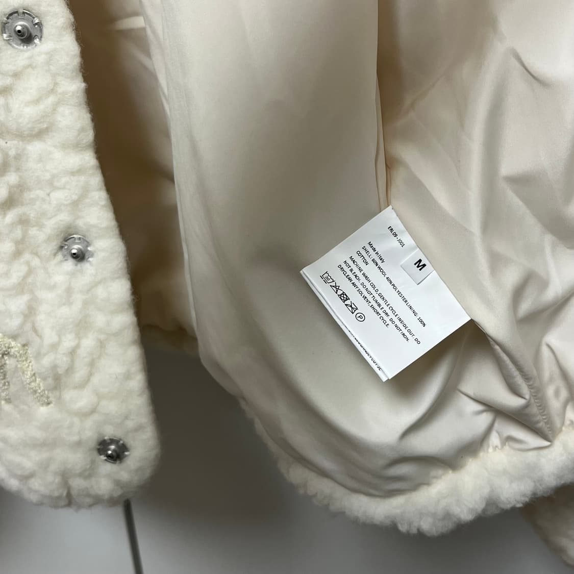 [M]이알엘 ERL 바시티 시어링 자켓/오트밀 상품이미지5