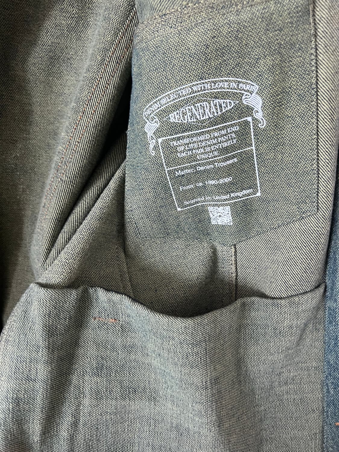 마린세르 문패턴 데님자켓 상품이미지3