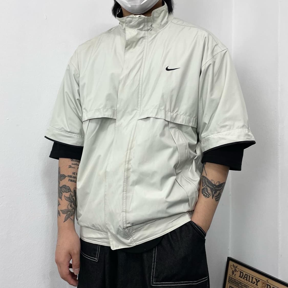 L(XL) 나이키 해체주의 하이넥 바람막이 상품이미지3